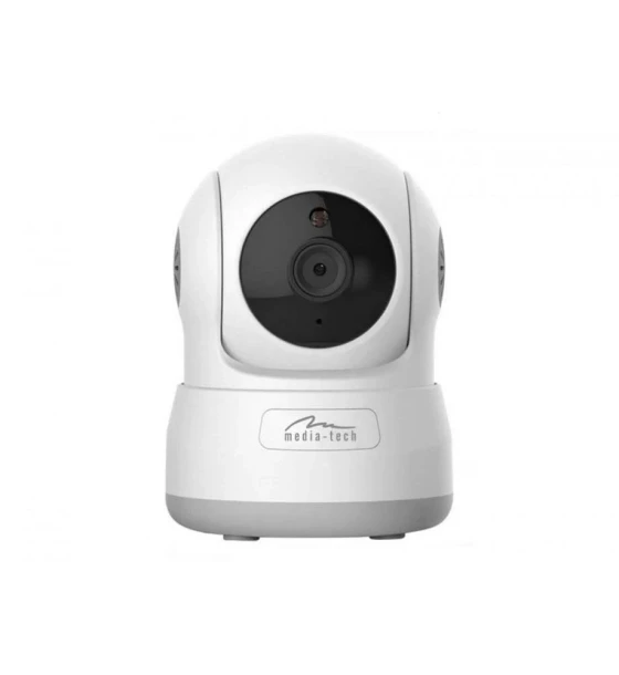Camera de securitate, Media-Tech, Microfon/difuzor incorporate, 720 HD, 4 refelctoare LED, Alb