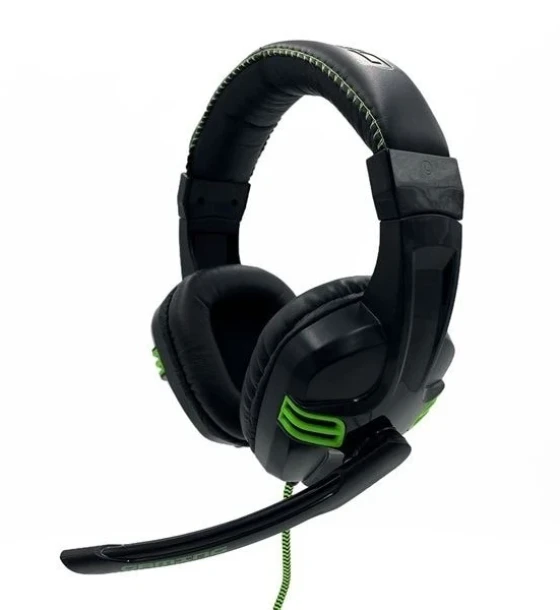 Casti cu Microfon Media-Tech Cobra Pro OUTBREAK pentru Gaming, Stereo, Control Volum, Difuzoare 40mm, Jack, Negru