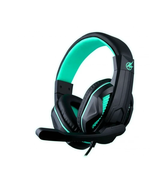 Casti cu Microfon Port Designs Arokh H-1 pentru Gaming, Stereo, Control Volum, Difuzoare 40mm, Negru