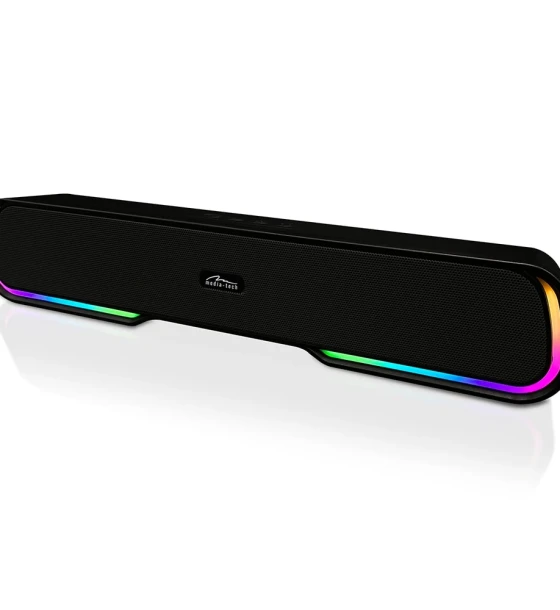 Soundbar portabil Media-Tech Phantom MT3180, 10W RMS, Bluetooth, Negru