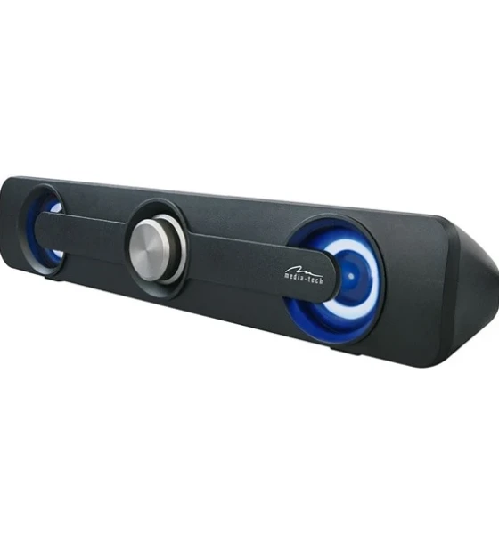 Soundbar stereo Media-Tech MT3173, 5W RMS, Negru