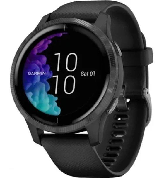 Ceas smartwatch Garmin Venu, Black/Slate