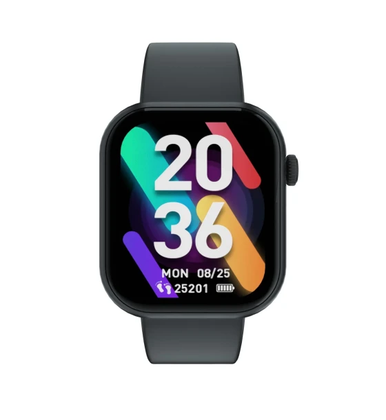 SmartWatch Cubot C5, Waterproof 5ATM, Monitorizare Puls, Pedometru, Alarma, Notificare Apeluri si Aplicatii, Functii Sport, Negru