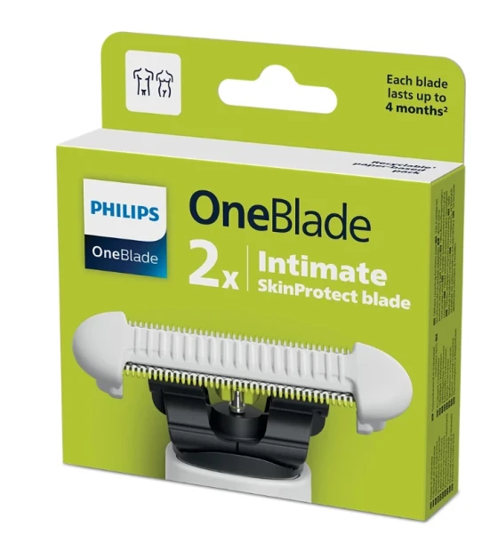 Accesoriu electrocasnic Lame de schimb PHILIPS QP229 OneBlade Intimate, Skin Protect, 2 bucati