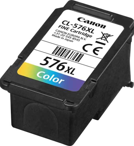 CANON CL-576XL COLOUR INKJET CARTRIDGE, Capacitate 300pagini, 12.6ml, Culori Cyan, Magenta, Yellow Compatibil cu PIXMA TS3550i, PIXMA TS3551i, PIXMA TR4750i, PIXMA TR4751i