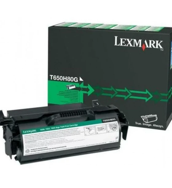 Toner Lexmark T650H80G, black, 25 k, T650dn, T650dtn, T650n, T652dn, T652dtn, T652n, T654dn, T654dtn, T654n, T656dne