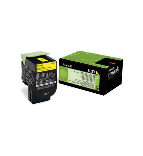 Toner Lexmark 80C20Y0, yellow, 1 k, CX310dn, CX310n, CX410de, CX410de with 3 year Onsite Service, CX410dte, CX410e, CX510de, CX510de Statoil, CX510dhe, CX510dthe