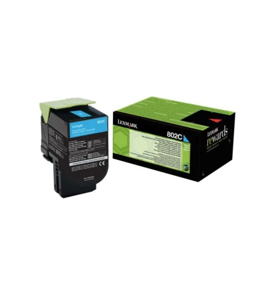 Toner Lexmark 80C20C0, cyan, 1 k, CX310dn, CX310n, CX410de, CX410de with 3 year Onsite Service, CX410dte, CX410e, CX510de, CX510de Statoil, CX510dhe, CX510dthe