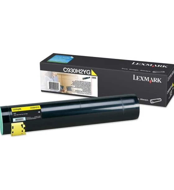 Toner Lexmark C930H2YG, yellow, 24 k, C935dn, C935dtn, C935dttn, C935hdn