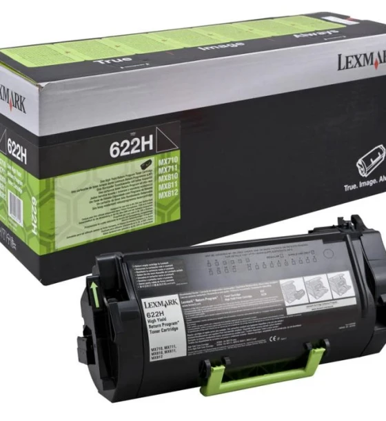 Toner Lexmark 62D2H00, black, 25 k, MX710de, MX710dhe, MX711de, MX711dhe, MX810dfe, MX810dme, MX810dpe, MX810dxfe, MX810dxme, MX810dxpe, MX811dfe, MX811dme, MX811dpe, MX811dxfe, MX811dxme