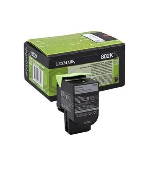 Toner Lexmark 80C20KE, black, 1 k, CX510de, CX410de, CX410e, CX510dhe, CX510dthe, CX410dte, CX310dn, CX310n