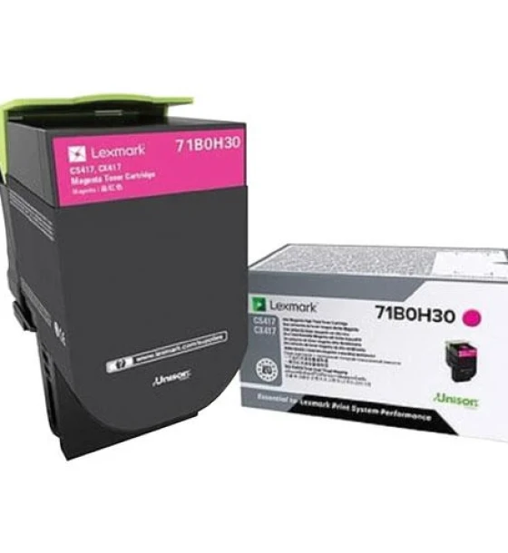 Toner Lexmark 71B0H30, magenta, 3.5k, pentru CX417DE, CS417DN