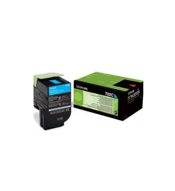 Toner Lexmark 70C20CE, cyan, 1 k, CS510DE, CS410DN, CS310DN, CS310N, CS410N, CS410DTN, CS510DTE