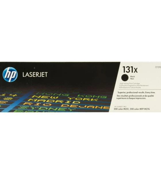 Toner HP CF210X, black, 2.4 k, Color LaserJet Pro 200 M251N, Color LaserJet Pro 200 M251NW, Color Laserjet Pro 200 M276N, ColorLaserjet Pro 200 M276NW, Color Laserjet Pro 200 M351NW