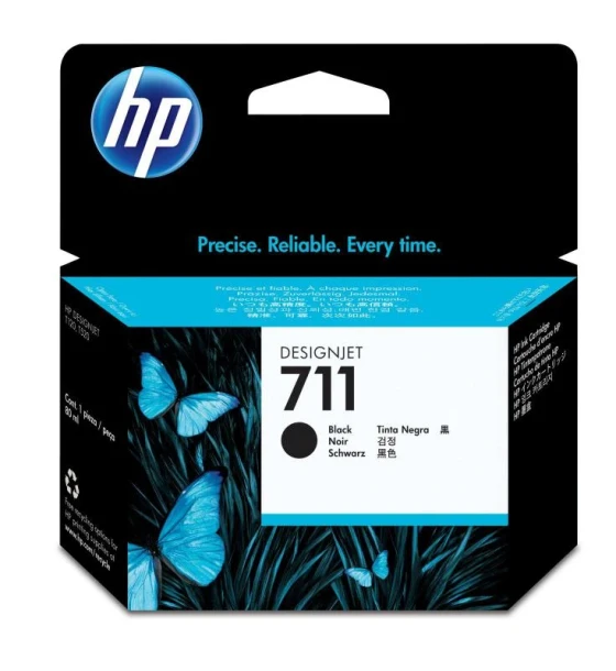 Cartus cerneala HP CZ133A, black, 80 ml, HP Designjet T120, DesignjetT52024 inch, Designjet T520 36', NR.711