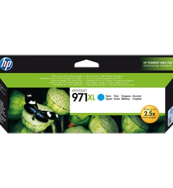 Cartus cerneala HP CN626AE, Cyan, 6600pag, HP Officejet Pro X451DW, Officejet Pro X476dw, Officejet Pro X551DW, Officejet ProX576dw, NR.971XL