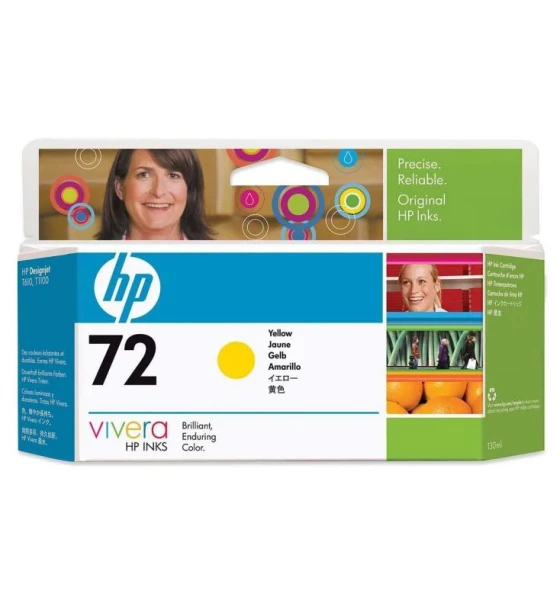 Cartus cerneala HP C9373A, yellow, 130 ml, Designjet T1100 A0, DesignjetT1100 A1, Designjet T1120 A0, Designjet T1120 A1, Designjet T1120HD MFP, Designjet T1120PS A0, Designjet T1120PS A1