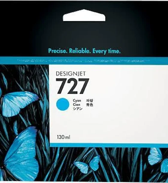 Cartus cerneala HP B3P19A, Cyan, 130 ml, NR.703 CD887AE, HP Designjet T1500 A1, Designjet T1500PS A1, Designjet T1530 36 inch, Designjet T1530 A0, Designjet T1530 A0 PS
