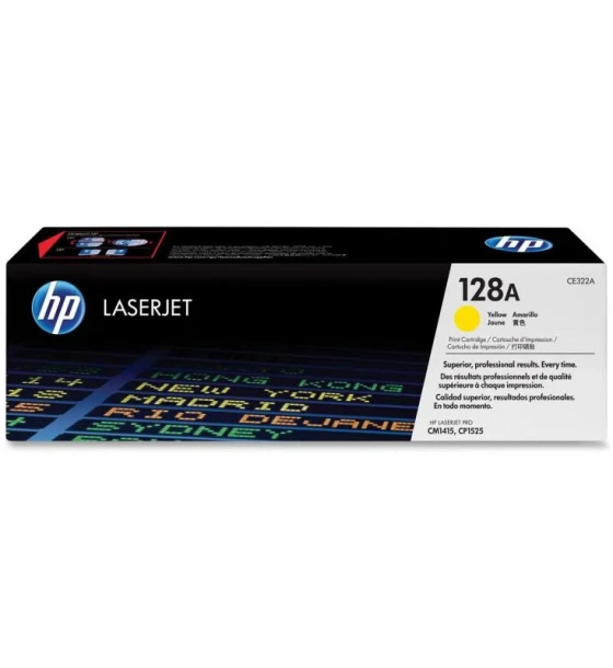 Toner HP CE322A, yellow, 1.5 k, Color LaserJet CM1415FN MFP, Color LaserJet CM1415FNW MFP, Color LaserJet Pro CP1525N, Color LaserJetPro CP1525NW