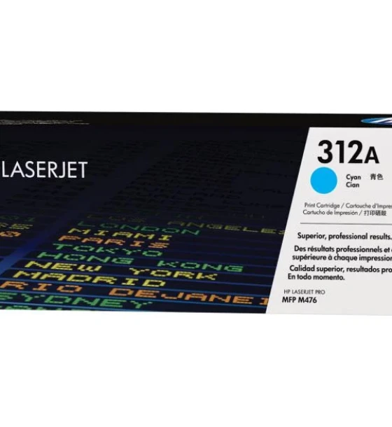 Toner HP CF381A, cyan, 2, 7k, HP Laserjet Pro M476NW, HP LaserJetPro MFP M476DN, LaserJet Pro MFP M476DW, Nr.312