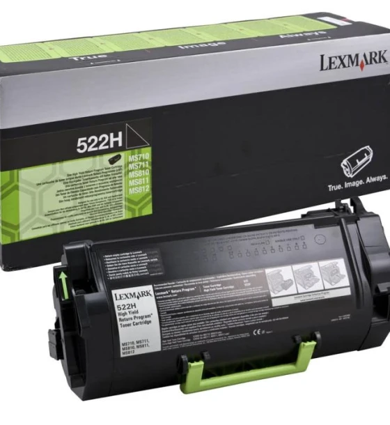 Toner Lexmark 52D2H00, black, 25 k, MS810de, MS810dn, MS810dtn, MS810n, MS811dn, MS811dtn, MS811n, MS812de, MS812dn, MS812dtn