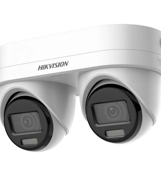 Camera de supraveghere IP Dublu Turret 4MP Hikvision DS-2CD2346G3D- IZ2UY/SL 2.8/4MM, lentile fixe 2.8mm si 4mm, iluminare min Color 0.001 Lux F1.6, AGC ON, 0 Lux cu IR 30m