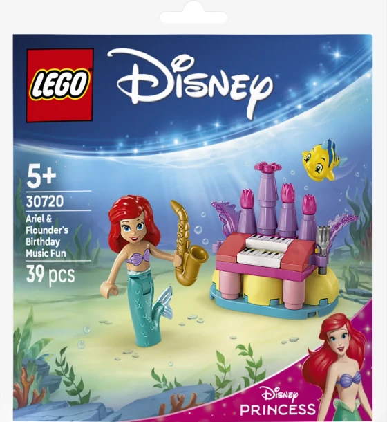 Set de constructie Distractie muzicala cu flounder de ziua de nastere a lui ariel LEGO30720