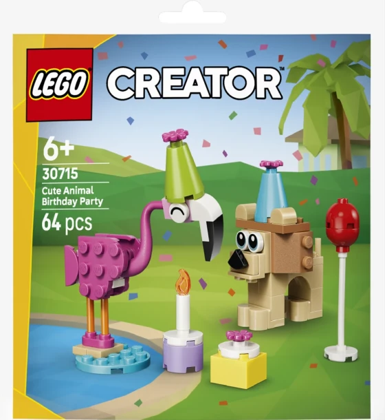Set de constructie Petrecere de zi de nastere cu animalute LEGO30715