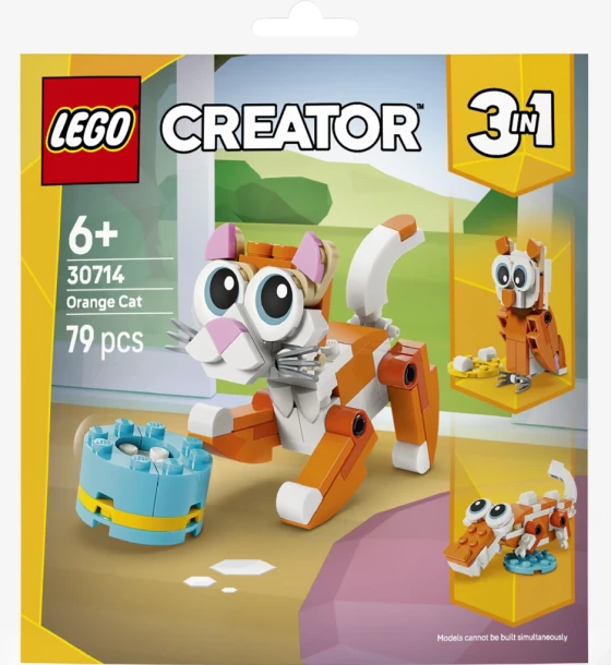 Set de constructie Pisica portocalie LEGO30714