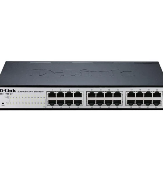 D-Link DGS-1100-24V2. Switch type Managed, Switch layer L2. Basic switching RJ-45 Ethernet ports type Gigabit Ethernet 10/100, Basic switching RJ-45 Ethernet ports quantity 24. Full