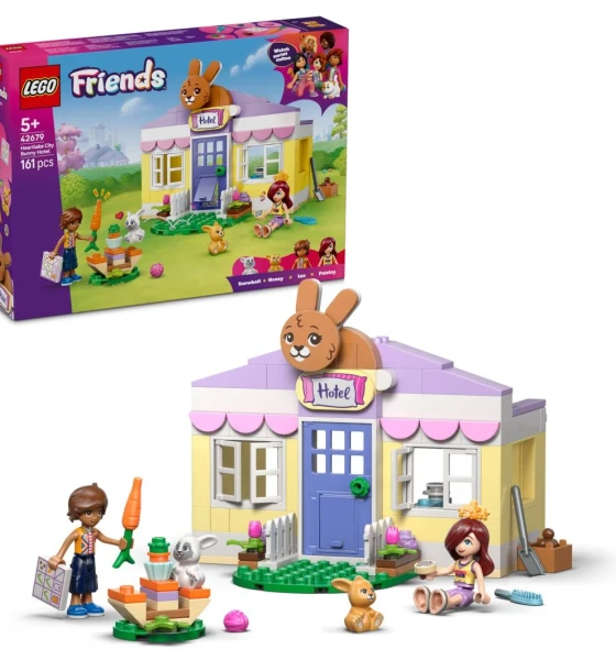 Set de constructie Hotel pentru iepurasi in orasul heartlake LEGO42679