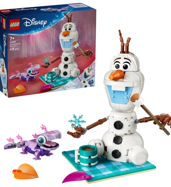 Set de constructie Distractie la picnic cu olaf si bruni LEGO43287