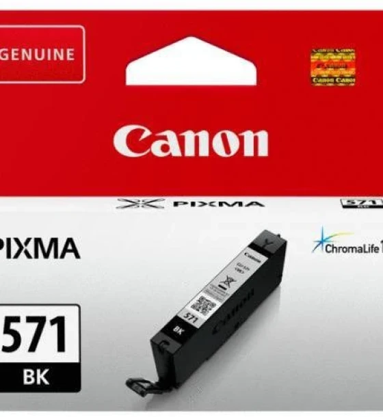 Cartus cerneala Canon CLI-571BK, black, capacitate 7ml, pentru Canon Pixma MG6850/MG6851, Canon Pixma MG5750/MG5751, Canon Pixma MG7750/MG7751/MG7752