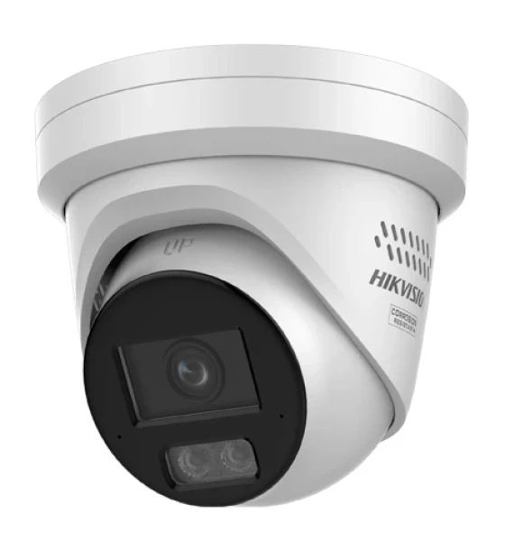 Camera de supraveghere IP Turret 8MP Smart Hybrid Light with ColorVu Hikvision DS-2CD2387G3-LIS2UY/SL 4MM, lentila fixa 4mm, iluminare min Color 0.0008 Lux F1.0, AGC ON, 0 Lux cu IR 30m