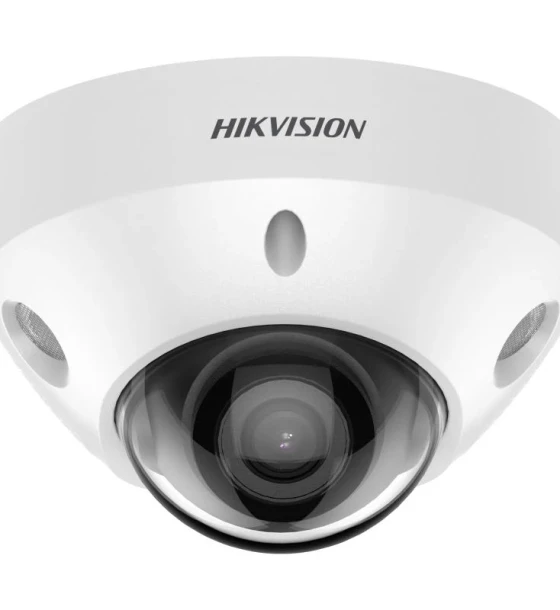 Camera de supraveghere IP Mini Dome 8MP Hikvision DS-2CD2586G2-IS 2.8MM, lentila fixa 2.8mm, iluminare min Color 0.003 Lux F1.6, AGC ON, B/W 0 Lux cu IR 30m, microfon incorporat