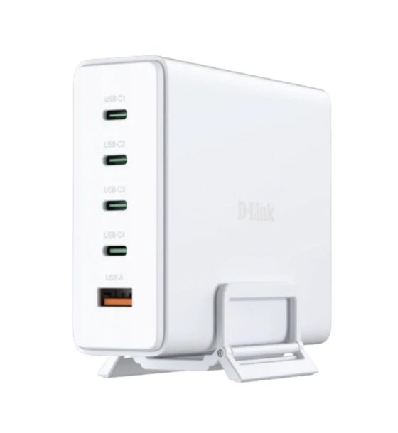 D-Link DCF-241. Charger type Indoor, Power source type AC, Charger compatibility Universal. Input voltage 110 - 240 V. USB Type-C ports quantity 4, Fast charging