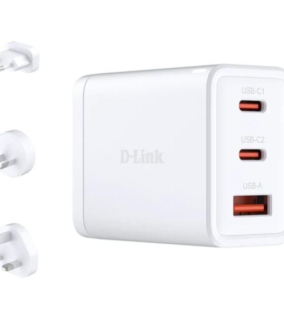 D-Link DCP-651. Charger type Indoor, Power source type AC, Charger compatibility Universal. Input voltage 90 - 264 V. USB Type-C ports quantity 2, Fast charging
