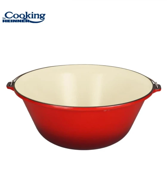 Ceaun din fonta emailata, 54X23 cm, 30 l, cooking by heinner