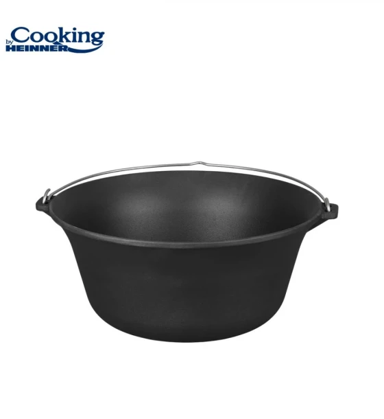 Ceaun din fonta pura 41X19.5 cm, 16L, cooking by heinner