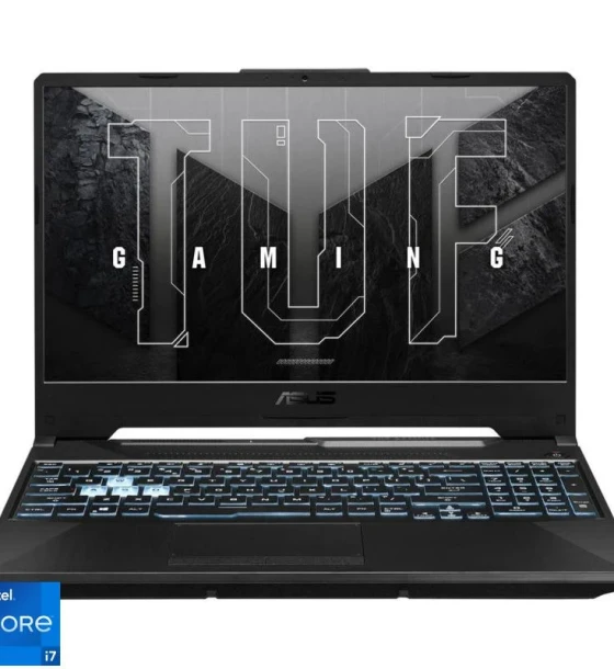 Laptop ASUS Gaming TUF F15 FX506HCB, 15.6-inch FHD 1920 x 1080 144Hz, Procesor Intel Core i7-11800H 24M Cache, up to 4.60 GHz, 16GB DDR4, 1TB SSD, GeForce RTX 3050 4GB, Windows 10 Pro