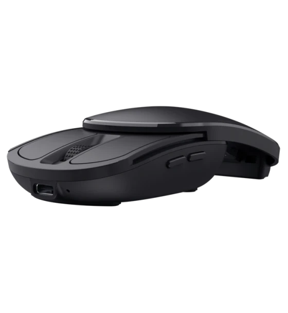 Mouse Trust Zylo Pocket Foldable, maxima 2400 DPI, negru