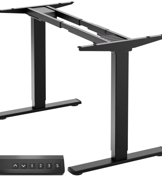 Cabinete metalice Desk frame motorised/black CDF222E-B Onkron