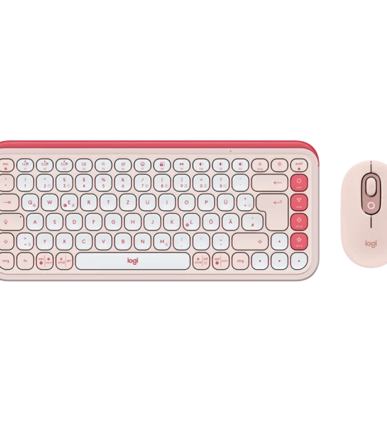 Tastatura Keyboard +mouse combo pop icon/rose 920-013142 Logitech