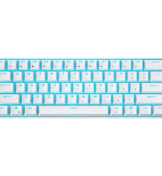 Tastatura ROYAL Kludge RK-61-WH-redsw-US