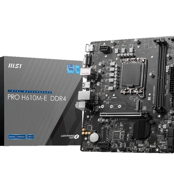 Placa de baza MSI PRO H610M-E DDR4