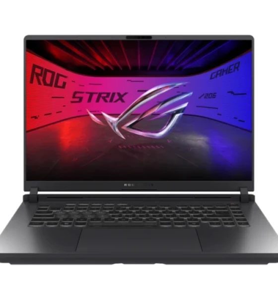 Laptop ASUS ROG Strix G16 (2025) G615JHR-RV081, Intel Core i7-14650HX, 16 inch, RAM 32GB, SSD 512GB, nVidia GeForce RTX 5050 8GB, No OS, Eclipse Gray