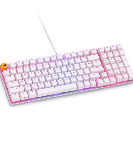 Tastatura mecanica GMMK 2 Full Size 96%, RGB, USB-C, Fox Linear Switch, Layout US, Alb