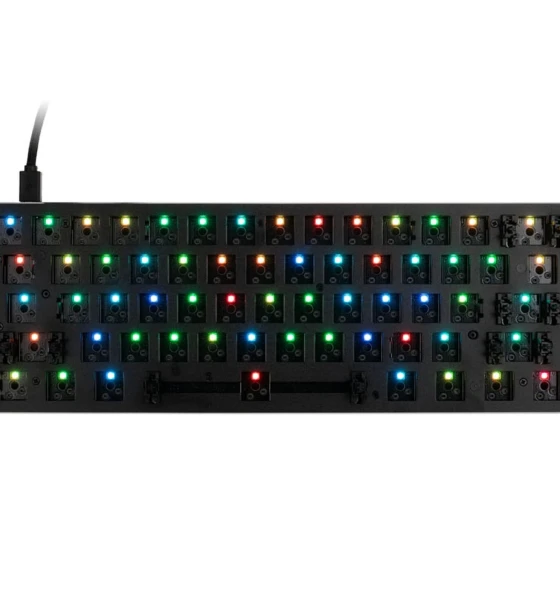 Tastatura Barebone GMMK Compact, ANSI Layout, USB-C, RGB, Negru