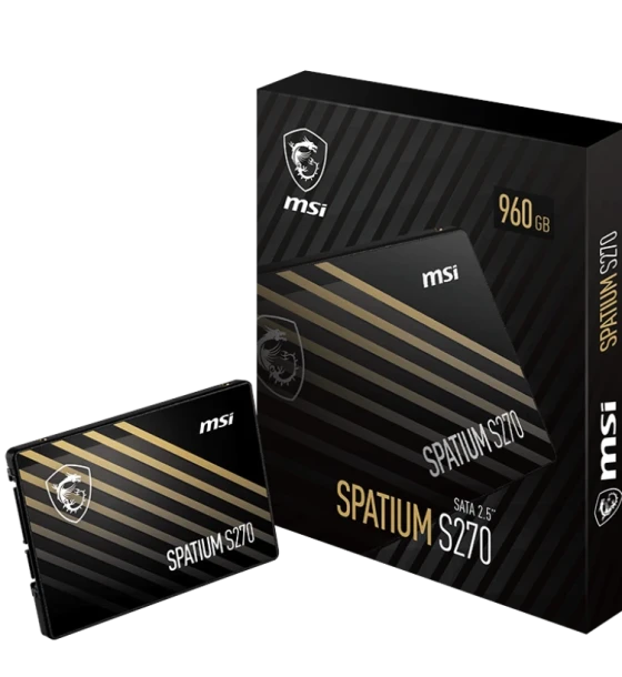 SSD- Interne MSI spatium S270 SATA 2.5 960GB