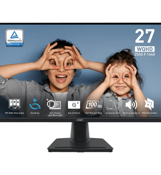 Monitor Led PRO MP275Q, IPS, 27 inch, WQHD, 2560 x 1440, HDMI, DisplayPort, 100 Hz, 4 ms, Negru